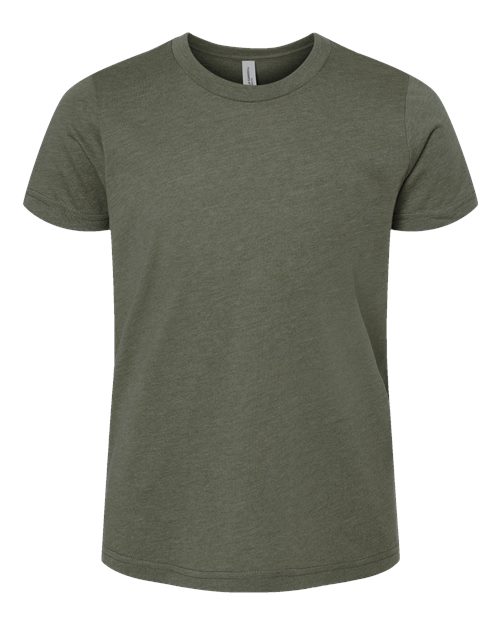 3001YCVC - Heather Military Green