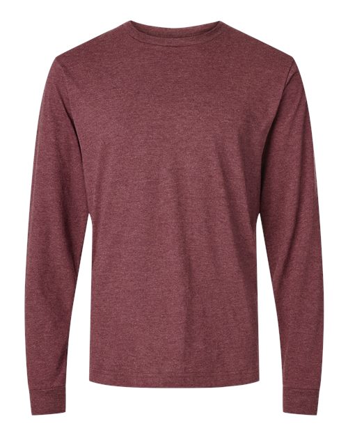202LS - Heather Burgundy