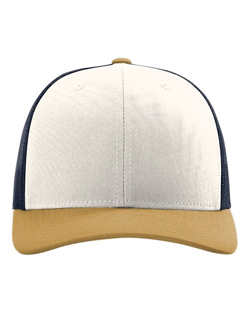 112 - Cream/ Navy/ Amber Gold