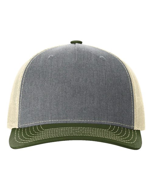 112FP - Heather Grey/ Birch/ Army Olive