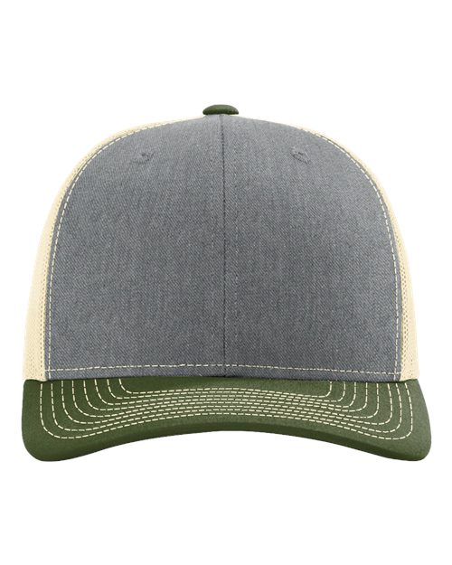 112 - Heather Grey/ Birch/ Army Olive