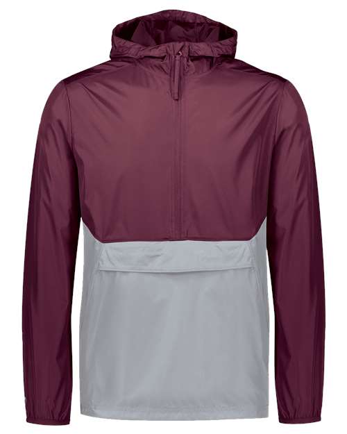 229534 - Maroon/ Athletic Grey