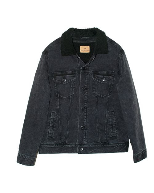 372J - Black Denim/ Black