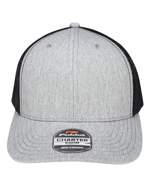 6101M - Grey Heather/ Black