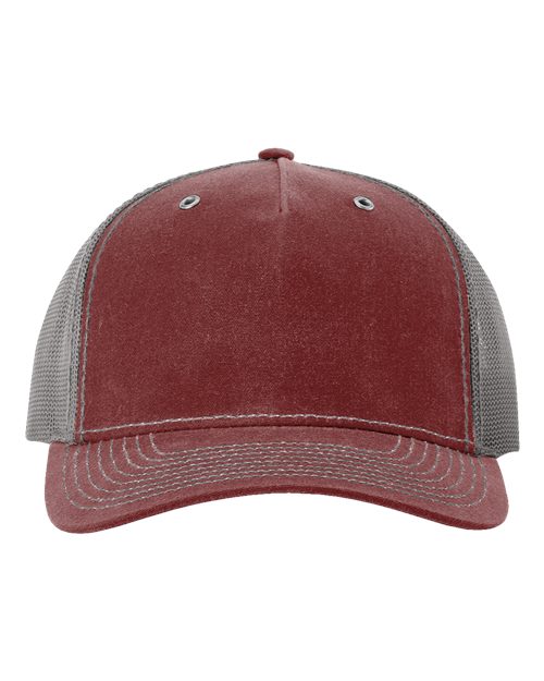 112WH - Burnt Red/ Charcoal