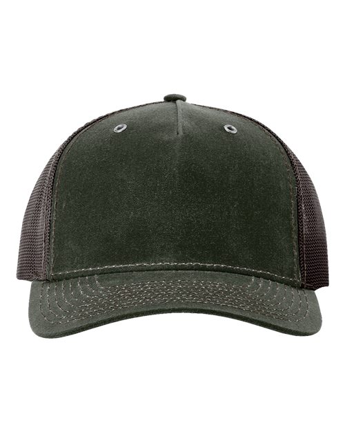 112WH - Dark Olive/ Coffee