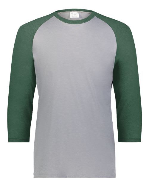 6879 - Grey Heather/ Dark Green Heather