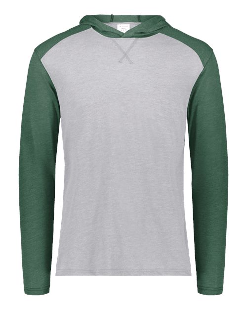 6884 - Grey Heather/ Dark Green Heather