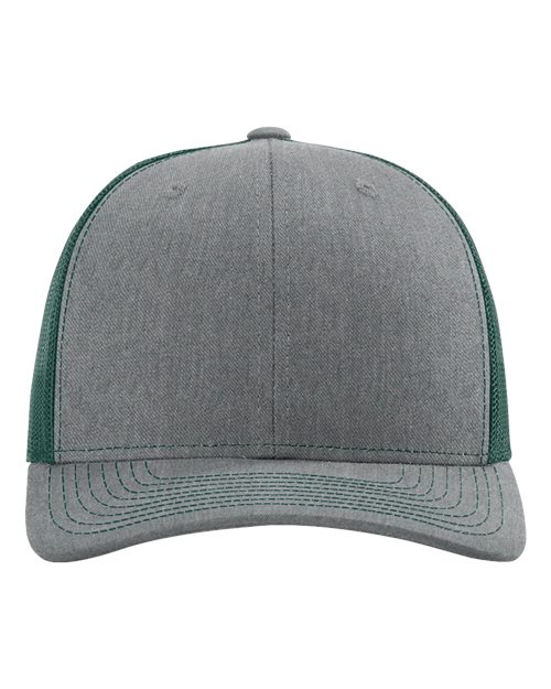 112 - Heather Grey/ Dark Green