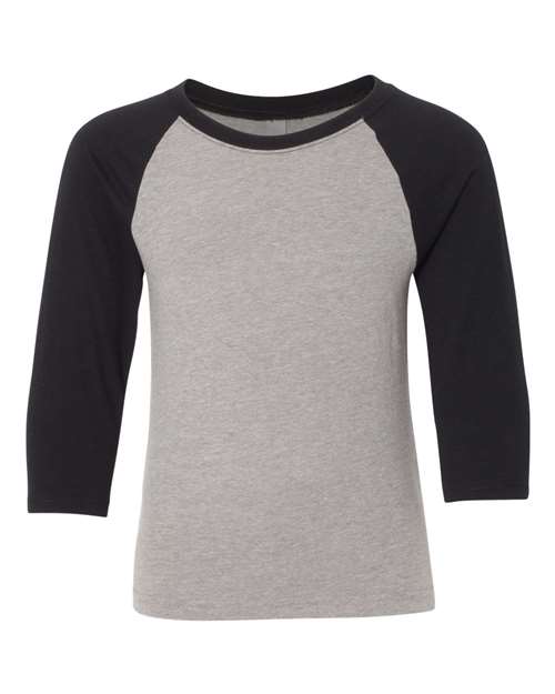 3352 - Black Sleeves/ Dark Heather Grey Body