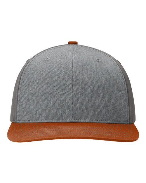 312 - Heather Grey/ Charcoal/ Dark Orange