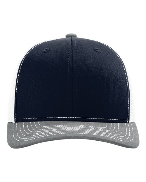 112 - Navy/ White/ Heather Grey