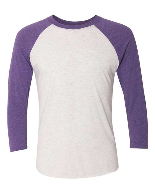 6051 - Purple Rush Sleeves/ Heather White Body