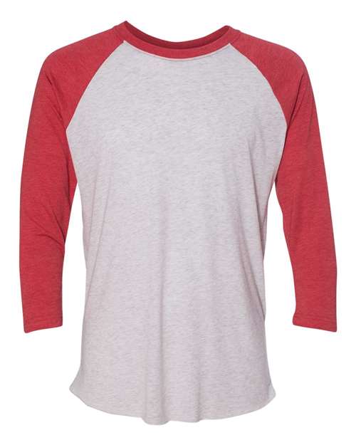 6051 - Vintage Red Sleeves/ Heather White Body