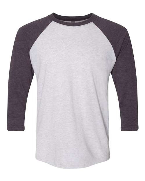 6051 - Vintage Purple Sleeves/ Heather White Body