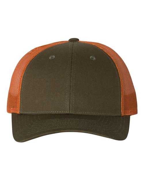 115 - Dark Loden/ Jaffa Orange