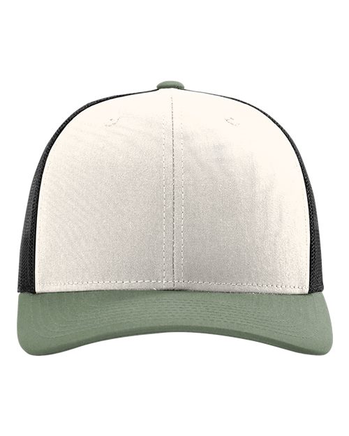 112 - Cream/ Black/ Loden Green