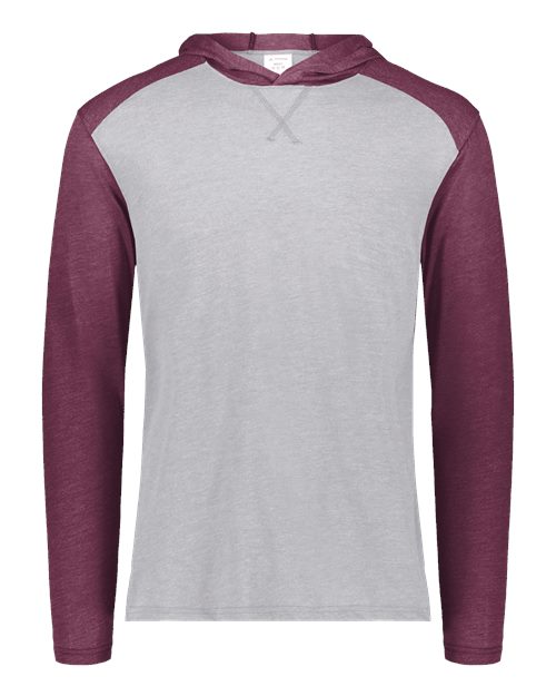 6884 - Grey Heather/ Maroon Heather