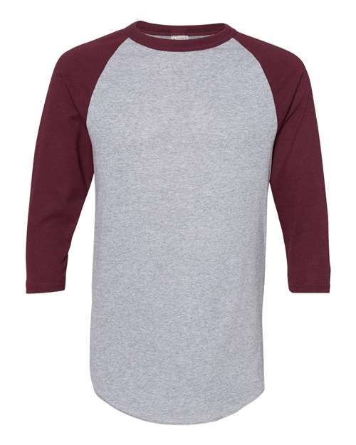 4420 - Athletic Heather/ Maroon