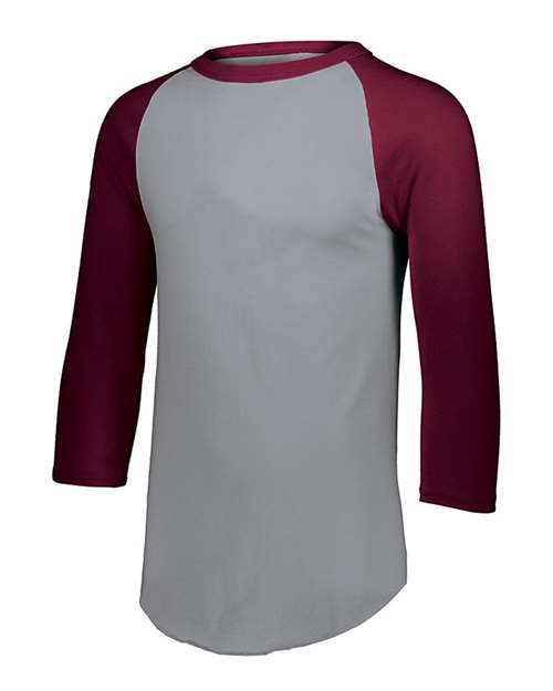 4421 - Athletic Heather/ Maroon