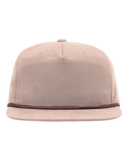 256 - Pale Peach/ Maroon