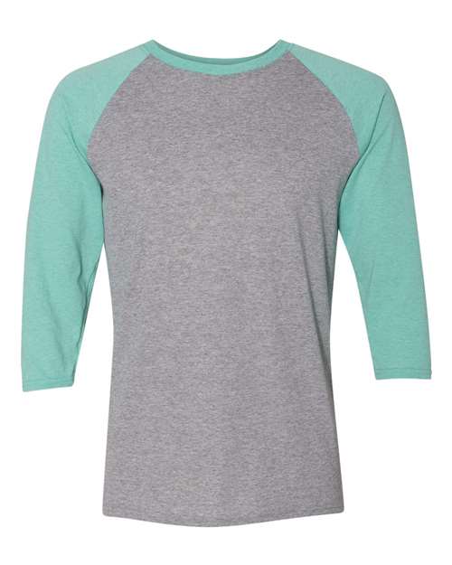 601RR - Oxford/ Mint Heather