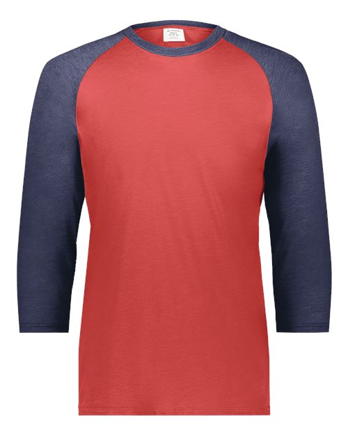 6879 - Scarlet Heather/ Navy Heather