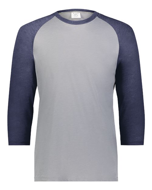 6879 - Grey Heather/ Navy Heather