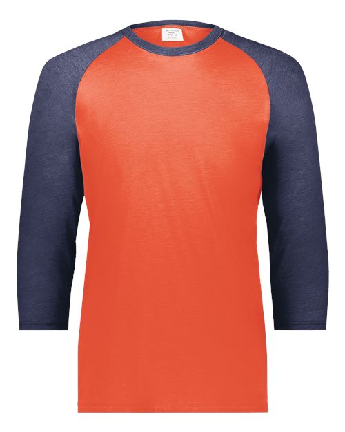 6879 - Orange Heather/ Navy Heather