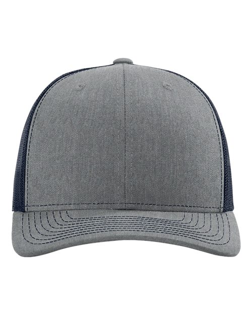 112 - Heather Grey/ Navy