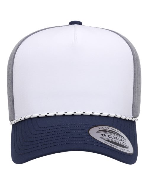5389BD - White/ Heather Grey/ Navy