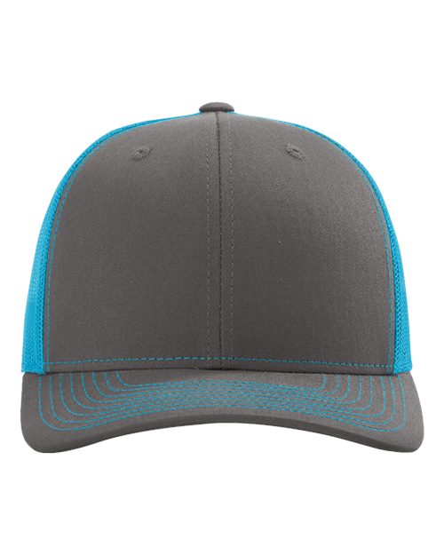 112 - Charcoal/ Neon Blue