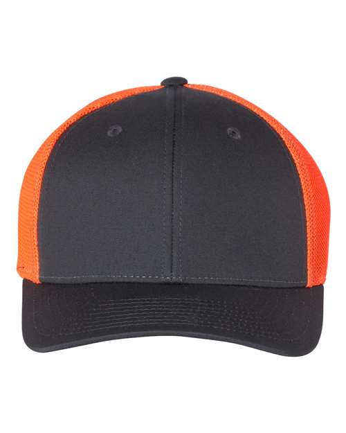 110 - Charcoal/ Neon Orange