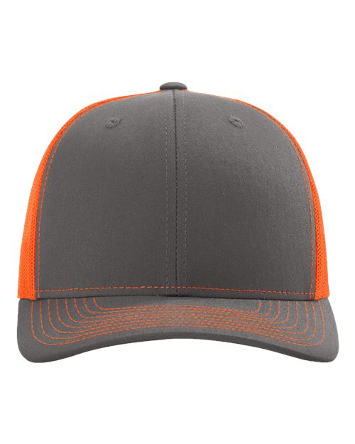 112 - Charcoal/ Neon Orange