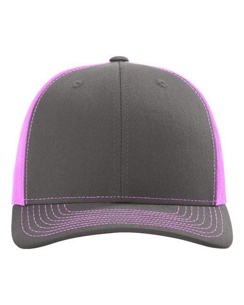 112 - Charcoal/ Neon Pink