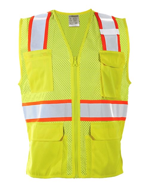 1586 - Lime/ Orange