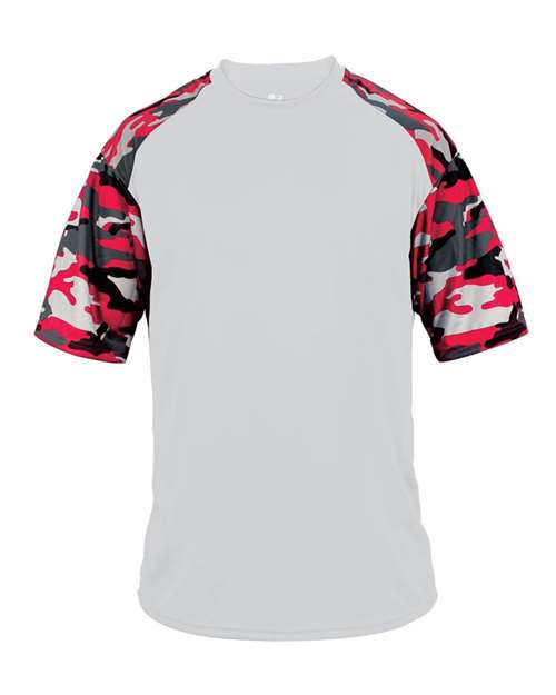 2141 - White/ Red Camo