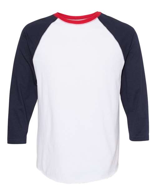 6930 - White/ Navy/ Red