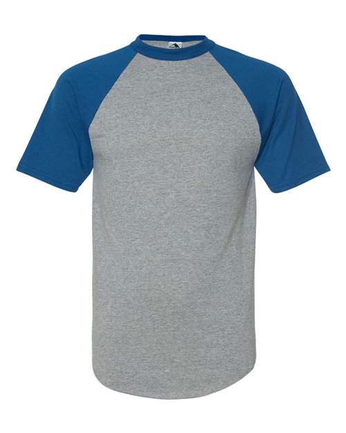 423 - Athletic Heather/ Royal