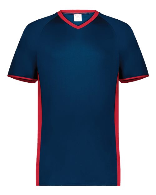 6908 - Navy/ Scarlet