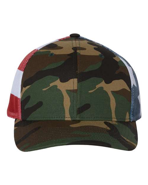 112PM - Green Camo/ Stars & Stripes