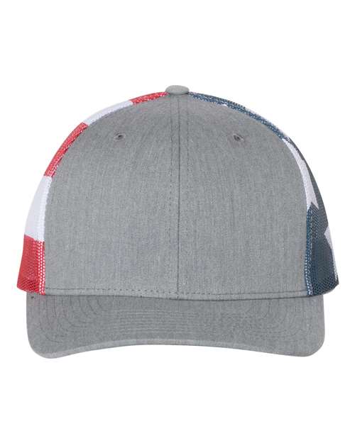 112PM - Heather Grey/ Stars & Stripes