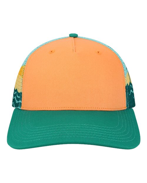 5PTKRS - Peach/ Palms Beach Dunes/ Teal