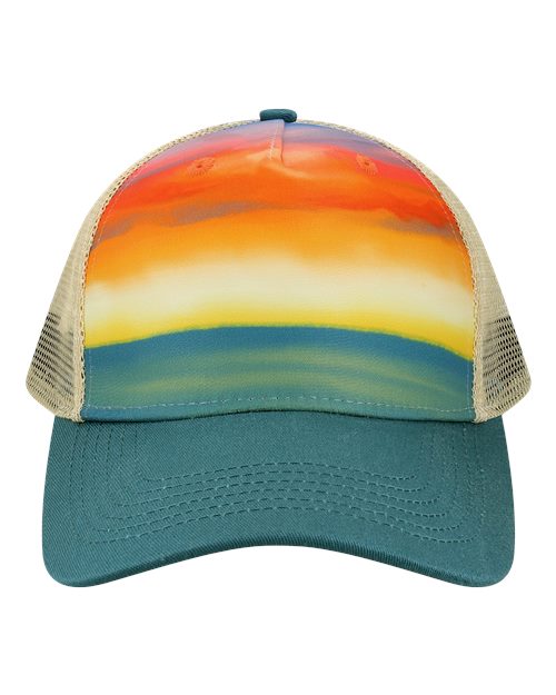 5PTKR - Watercolor Sunset/ Teal