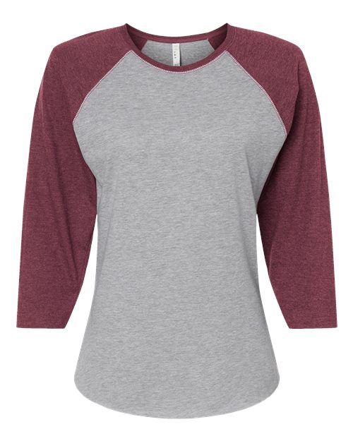 3530 - Vintage Heather/ Vintage Burgundy