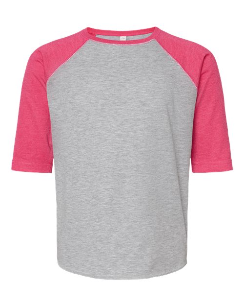 6130 - Vintage Heather/ Vintage Hot Pink