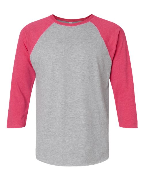 6930 - Vintage Heather/ Vintage Hot Pink