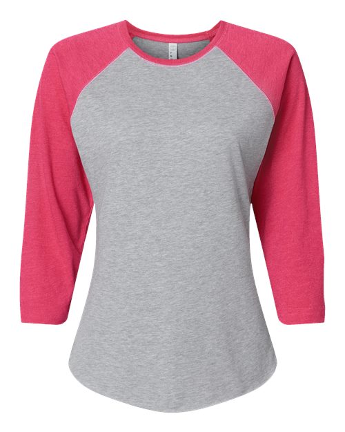 3530 - Vintage Heather/ Vintage Hot Pink