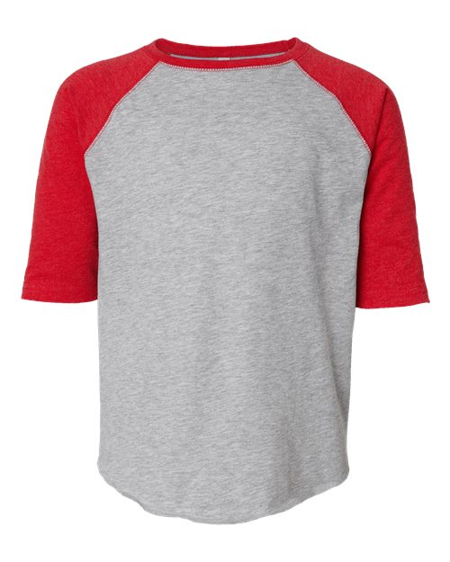 6130 - Vintage Heather/ Vintage Red