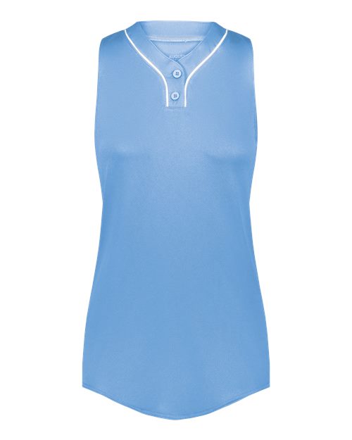 6913 - Columbia Blue/ White
